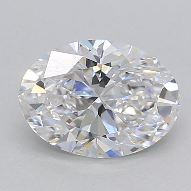 1,00 karaat ovaal geslepen laboratoriumdiamant IF D