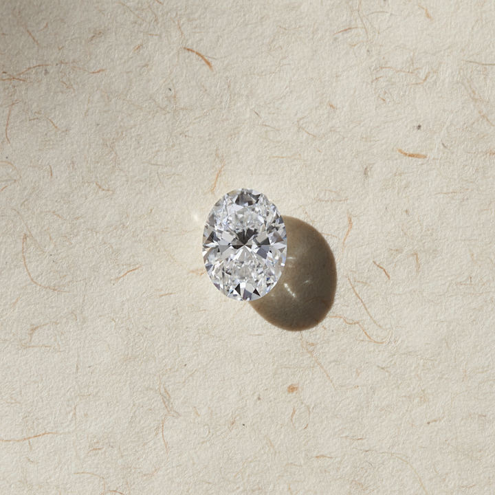 1.00 Carat Oval Cut Lab Grown Diamond, VVS1/D