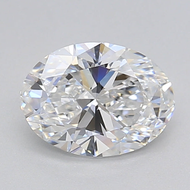 Diamante cultivado en laboratorio de talla ovalada de 1,00 quilates VVS2 D