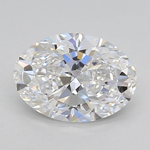 Diamante cultivado en laboratorio de talla ovalada de 1,00 quilates VVS2 D