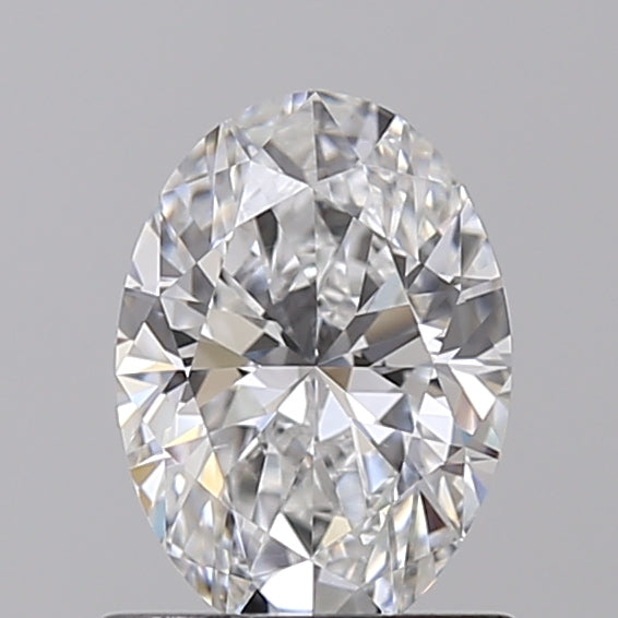 Diamante cultivado en laboratorio de talla ovalada de 1,00 quilates VVS2 D