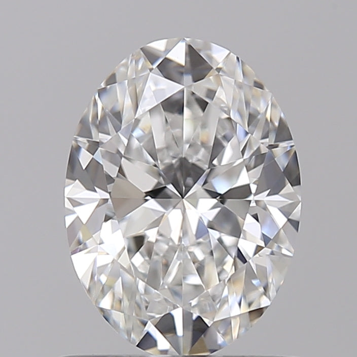 Diamante cultivado en laboratorio de talla ovalada de 1,00 quilates VVS2 E