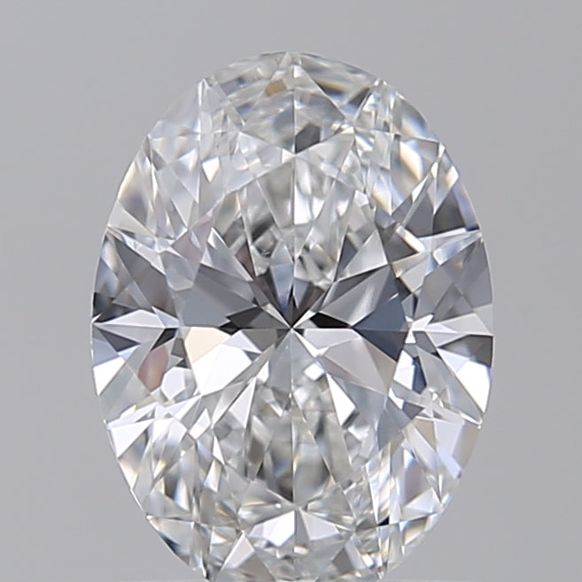 Diamante cultivado en laboratorio de talla ovalada de 1,00 quilates VVS2 E