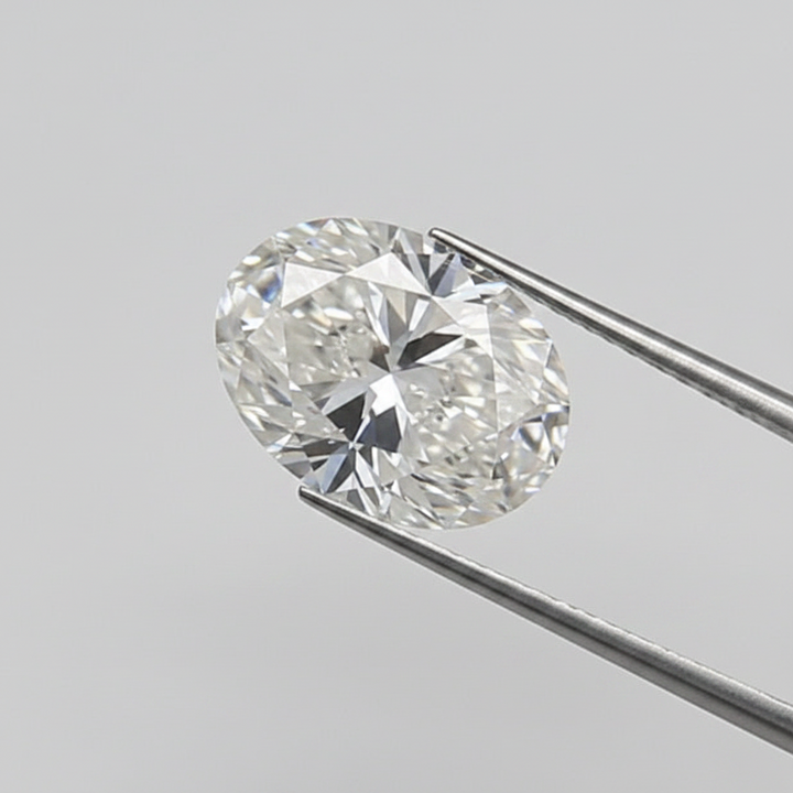 1.00 Carat Oval Cut Lab Grown Diamond, VVS2/G