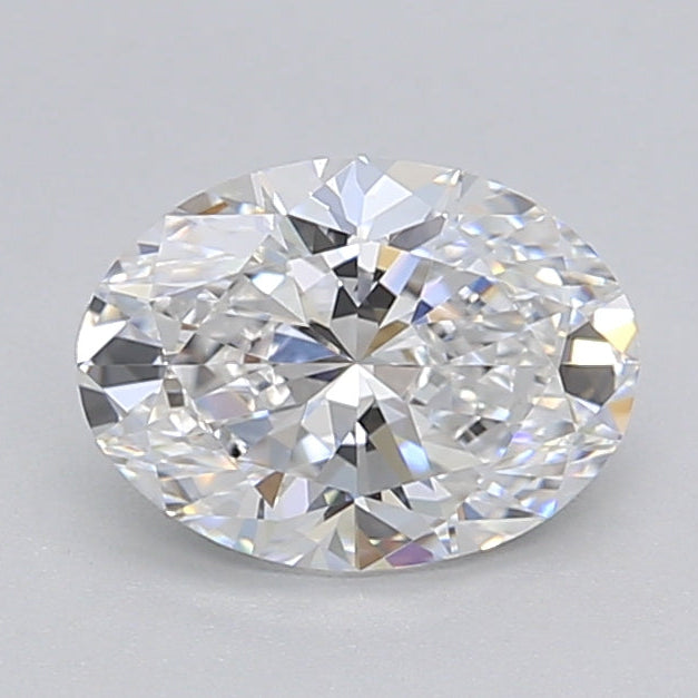 Diamante oval cultivado em laboratório de 1,00 quilates VVS1 D