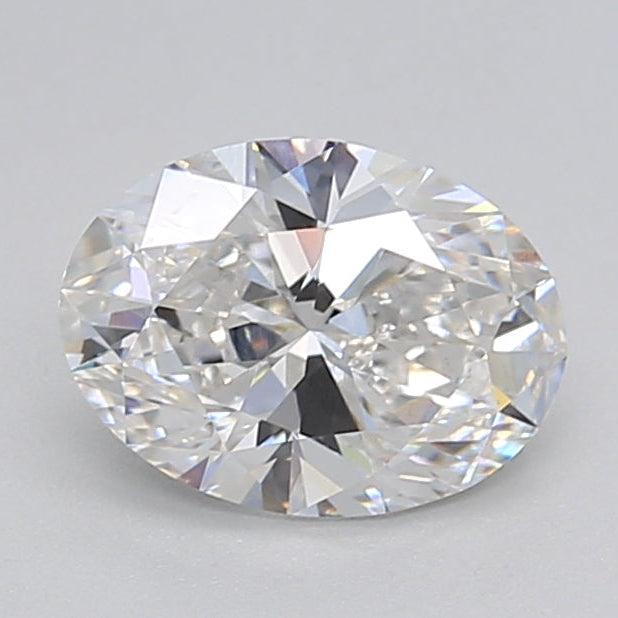 Diamante cultivado en laboratorio ovalado de 1,00 quilates VS1 E