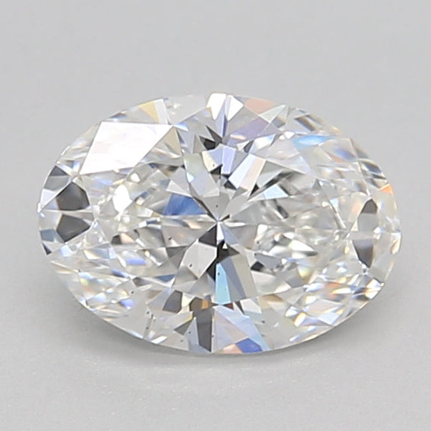 Diamante cultivado en laboratorio ovalado de 1,00 quilates VS2 D