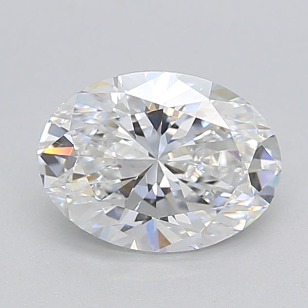 Diamante cultivado en laboratorio ovalado de 1,00 quilates VS2 E