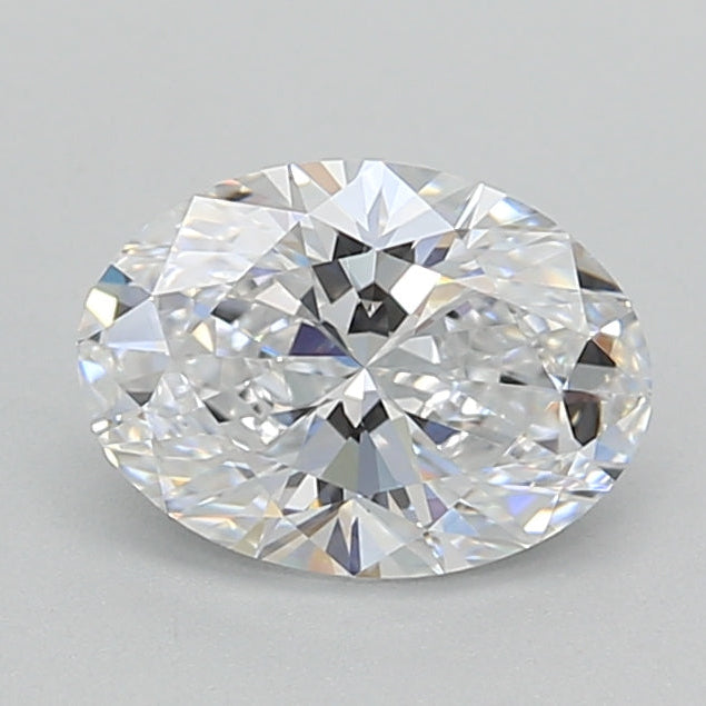 Diamante cultivado en laboratorio ovalado de 1,00 quilates VVS2 D