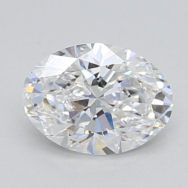 Diamante cultivado en laboratorio ovalado de 1,00 quilates VVS2 D