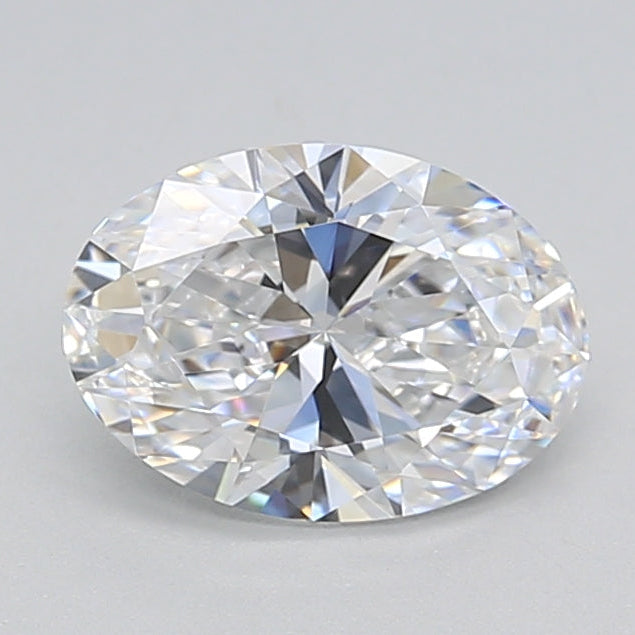Diamante cultivado en laboratorio ovalado de 1,00 quilates VVS2 D