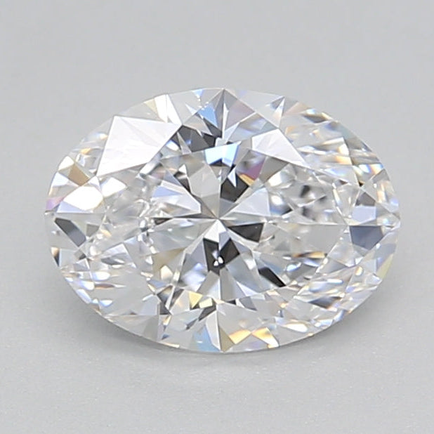 Diamante cultivado en laboratorio ovalado de 1,00 quilates VVS2 D