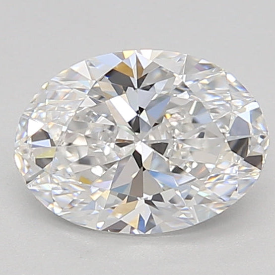 Diamante cultivado en laboratorio ovalado de 1,00 quilates VVS2 D