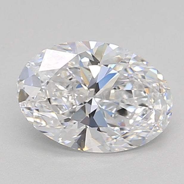Diamante cultivado en laboratorio ovalado de 1,00 quilates VVS2 D