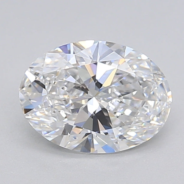 Diamante cultivado en laboratorio ovalado de 1,00 quilates VVS2 D