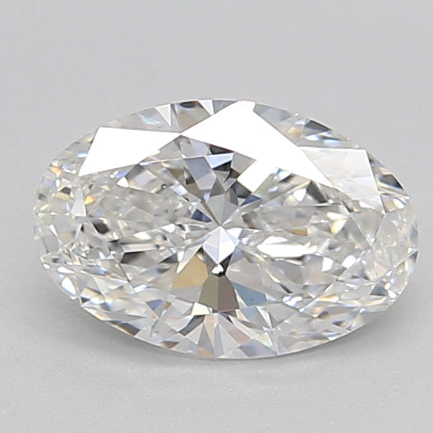 Diamante cultivado en laboratorio ovalado de 1,00 quilates VVS2 E