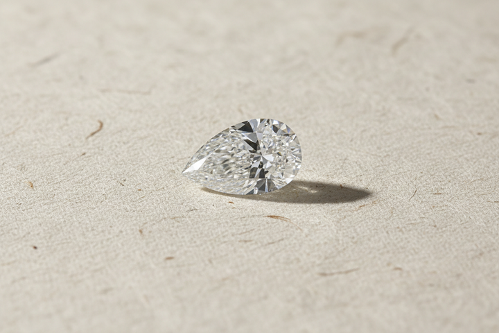 1.00 Carat Pear Cut Lab Grown Diamond SI1 G Color IGI Certified
