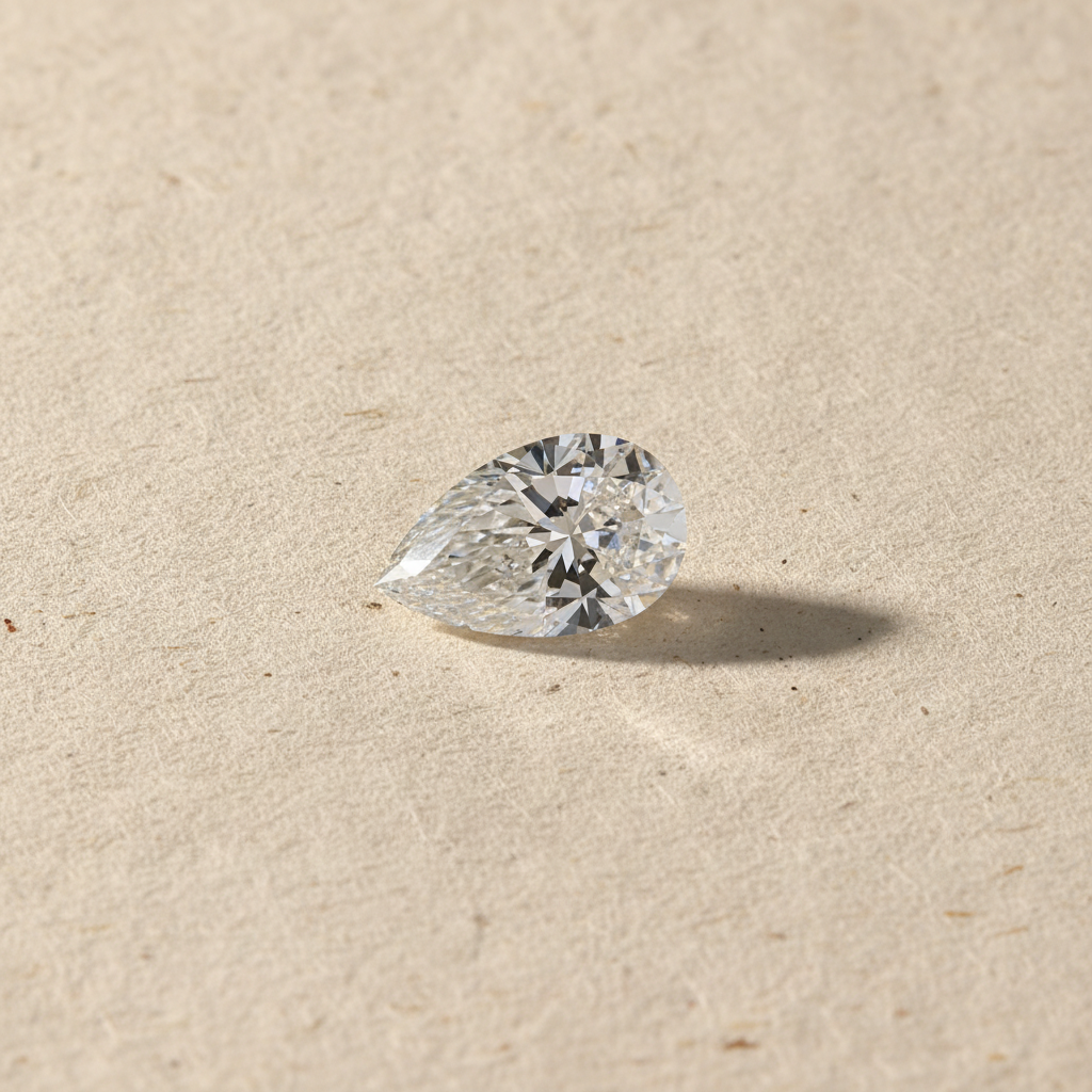 1.00 Carat Pear Cut Lab Grown Diamond VS1 G Color IGI Certified
