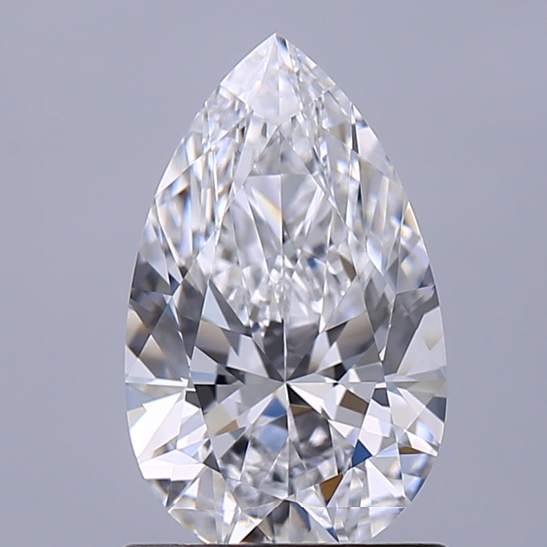 1.00 Carat Pear Cut Lab Grown Diamond VVS1D