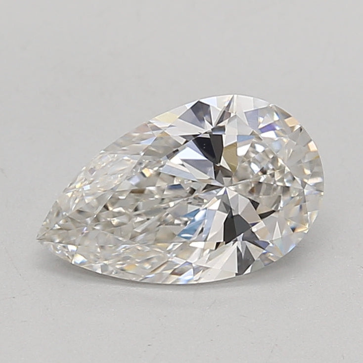 1,00 Karat birnenförmiger, im Labor gezüchteter Diamant VVS2 G