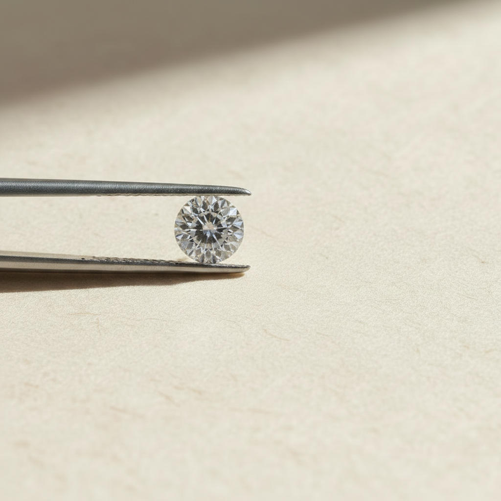 1,00 Karat portugiesischer, im Labor geschliffener Diamant, VS1/D
