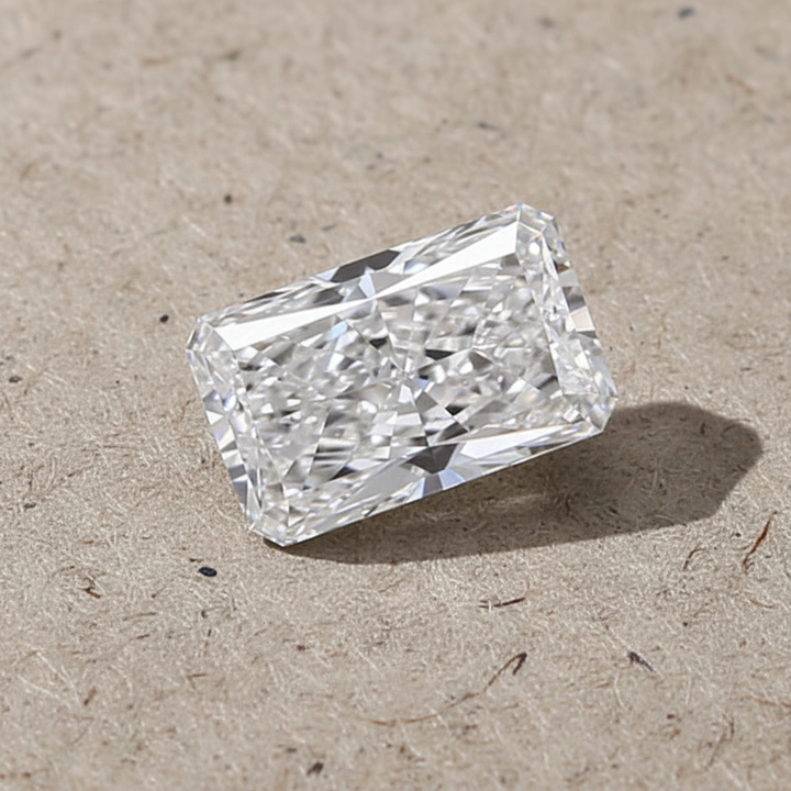 1.00 Carat Radiant Cut Lab Grown Diamond, VVS2/D