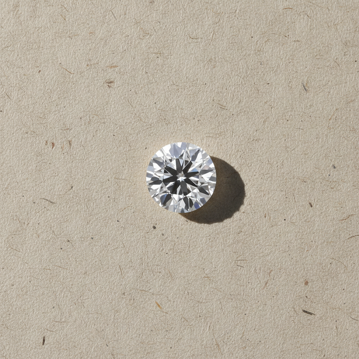 1,00 karaat ronde geslepen laboratoriumdiamant, VS1/D