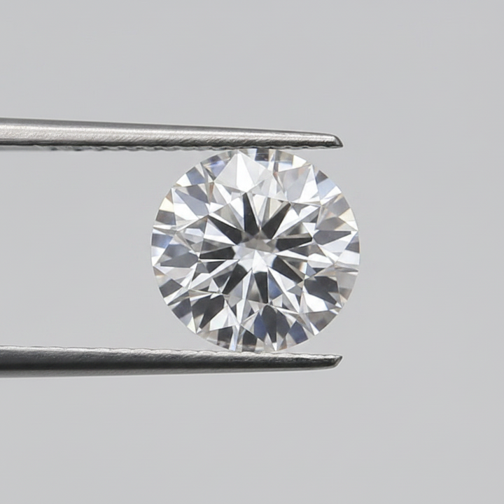 1,00 karaat ronde geslepen laboratoriumdiamant, VS1/D