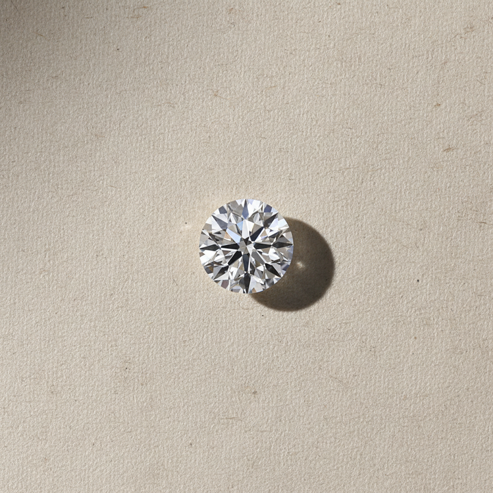 1,00 karaat ronde geslepen laboratoriumdiamant, VS1/D
