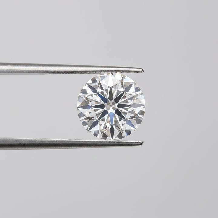 1,00 karaat ronde geslepen laboratoriumdiamant, VS1/D