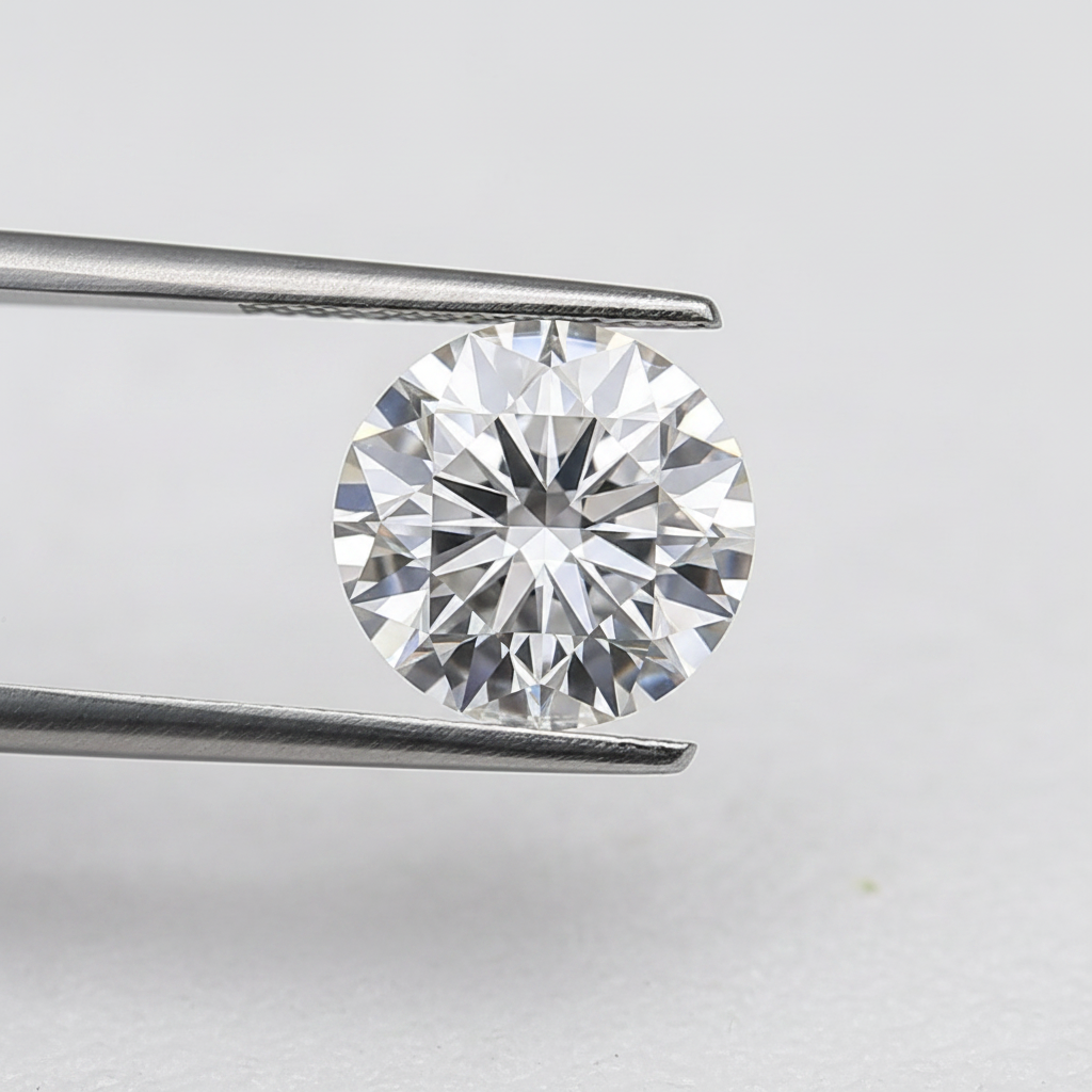 IGI Certified 1.00 Ct E Color VVS2 Round HPHT Lab Grown Diamond