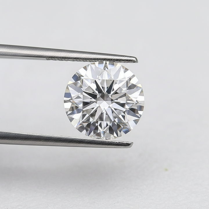 IGI Certified 1.00 Ct E Color VVS2 Round HPHT Lab Grown Diamond