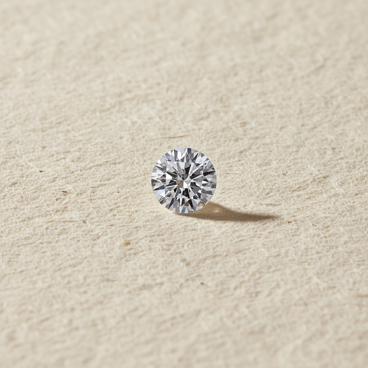 1,00 karaat ronde lab-grown diamant prachtig, VVS2/D