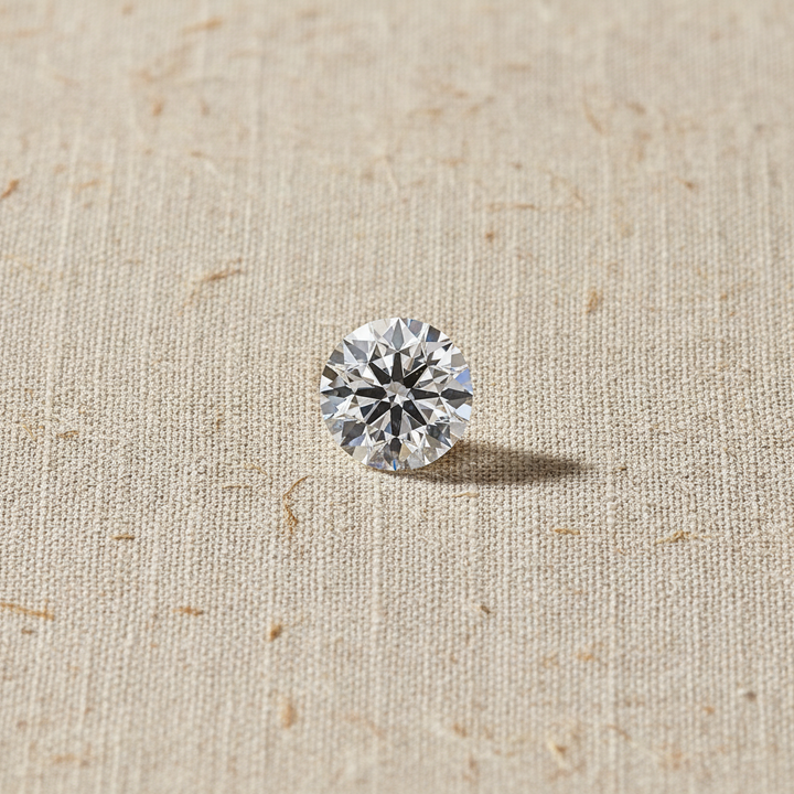 1,00 karaat ronde lab-grown diamant prachtig, VVS2/D