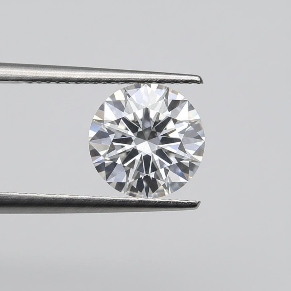 1,00 karaat ronde laboratorium-gegroeide diamant, VS1/E