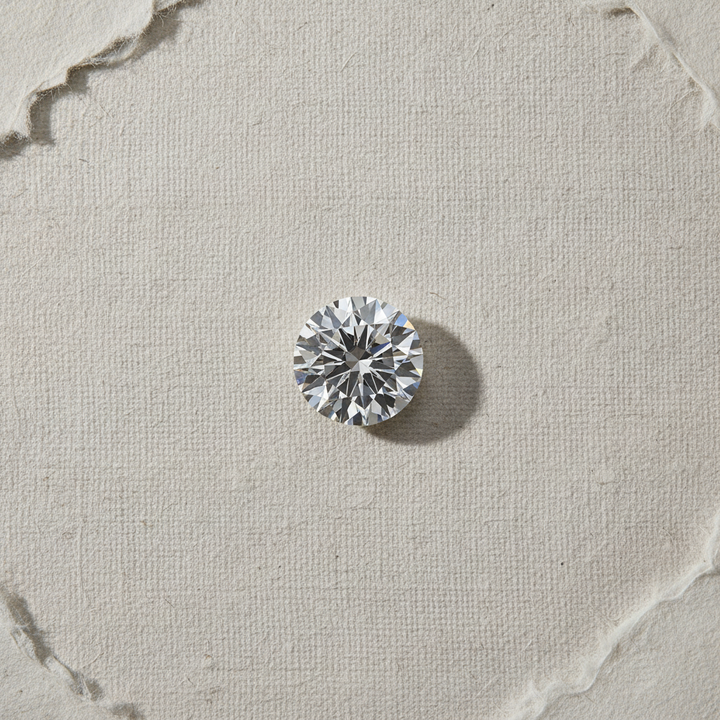 1,00 karaat ronde laboratorium-gegroeide diamant, VVS2/D