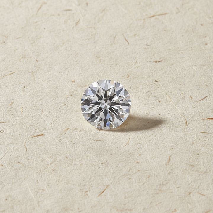 1,00 karaat ronde laboratorium-gegroeide diamant, VVS2/D