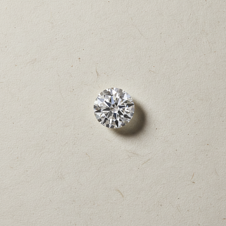 1,00 karaat ronde laboratorium-gegroeide diamant, VVS2/D