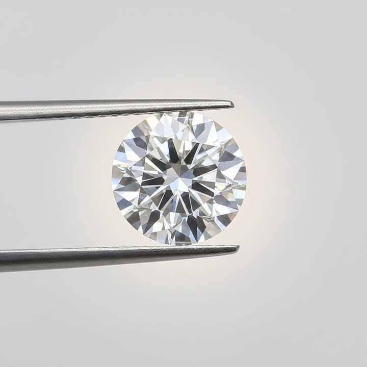 1,00 karaat ronde laboratorium-gegroeide diamant, VVS2/D