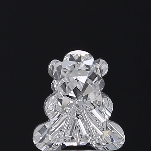 1.00 Carat Teddy Bear Shaped Lab Grown Diamond VVS2 E Color IGI Certified – Unique Fancy Shape Loose Diamond