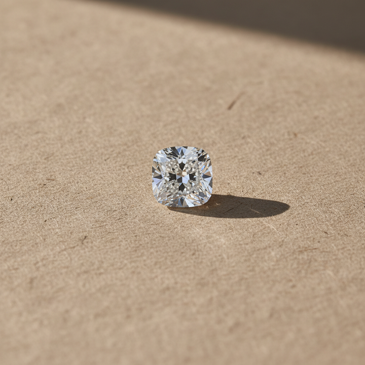 1.01 Carat Cushion Cut Lab Grown Diamond, VS1/D