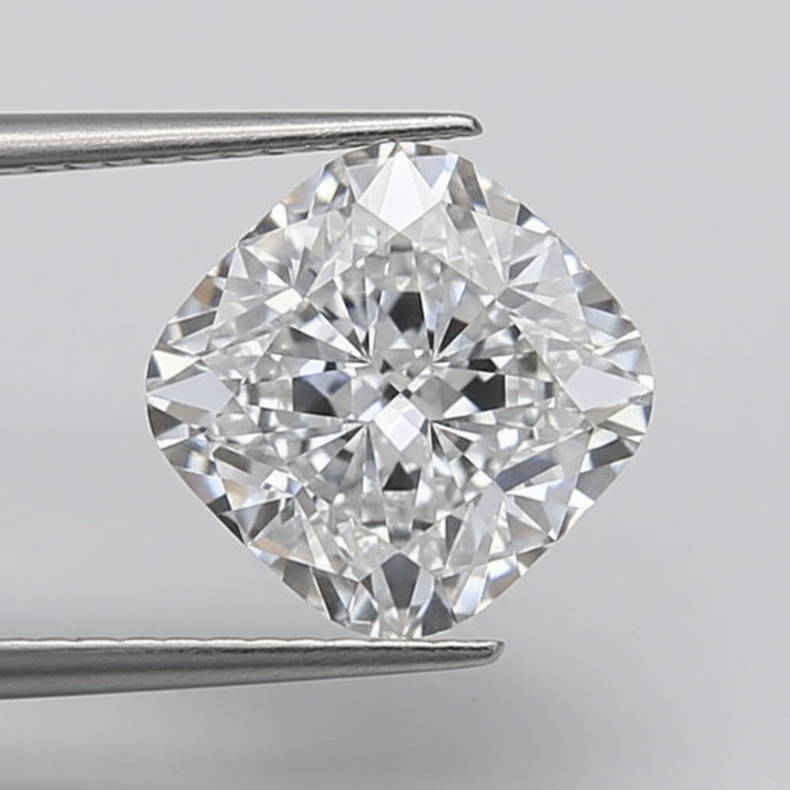 1.01 Carat Cushion Cut Lab Grown Diamond, VS1/D