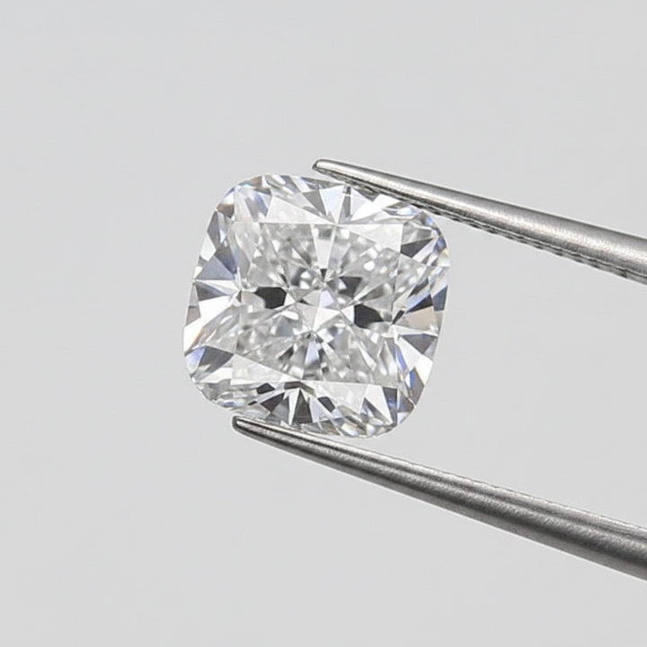 1.01 Carat Cushion Cut Lab Grown Diamond, VVS2/D