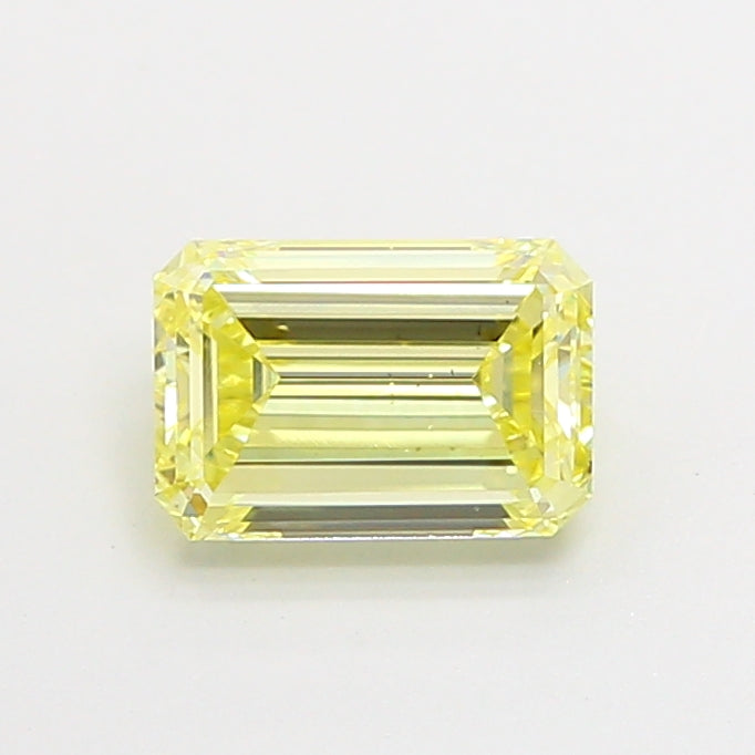 1.01 Carat Emerald Cut Lab Grown Diamond VS1Fancy Yellow
