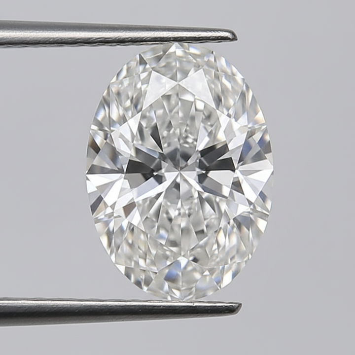 1 Carat Oval Cut D VVS1 HPHT Lab Grown Diamond
