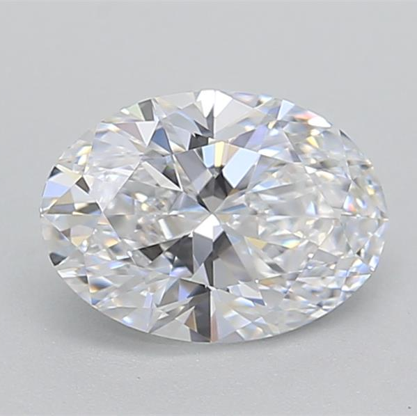 Diamante oval cultivado em laboratório de 1,01 quilates VVS1 D