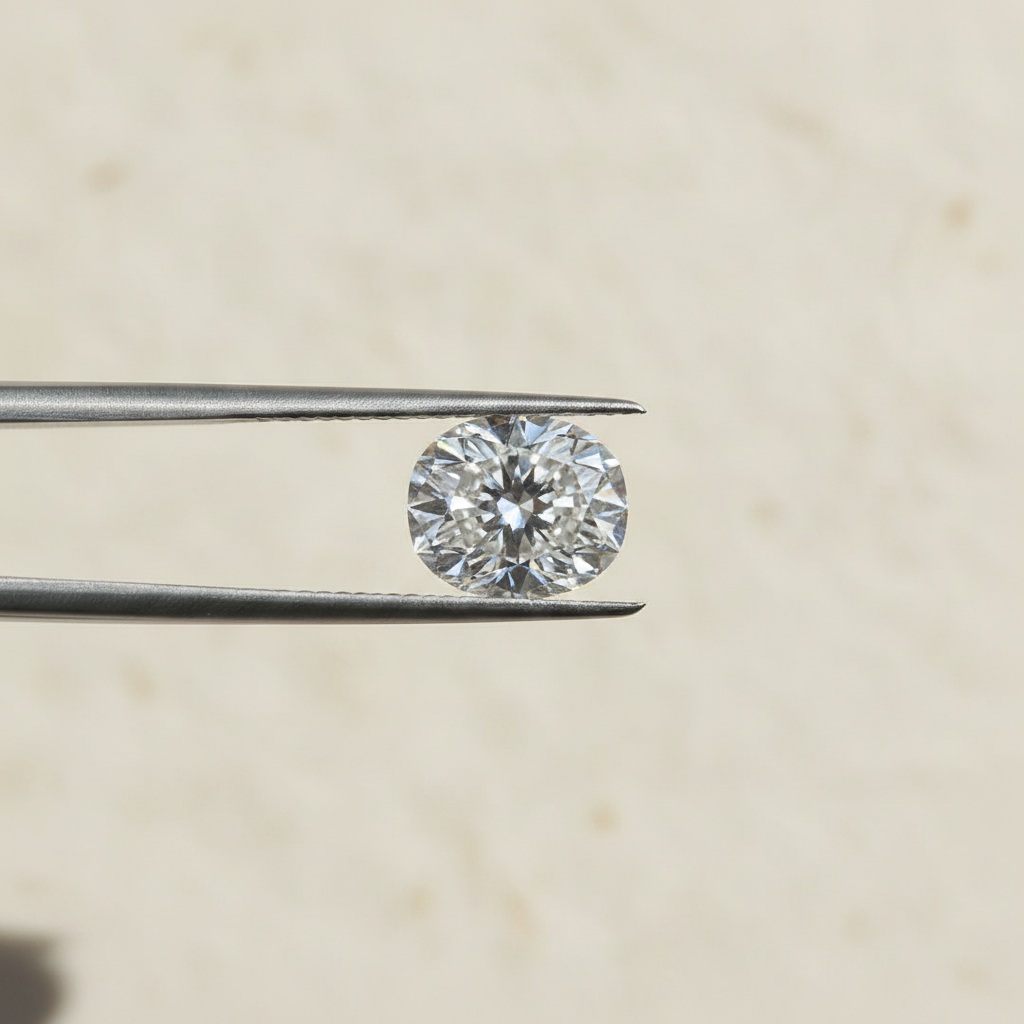 1.01 Carat Portuguese Cut Lab Grown Diamond, VVS2/E