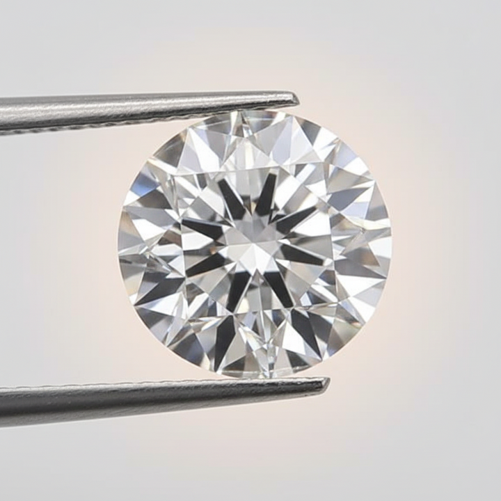 1,01 karaat ronde laboratorium-gegroeide diamant, IF/D