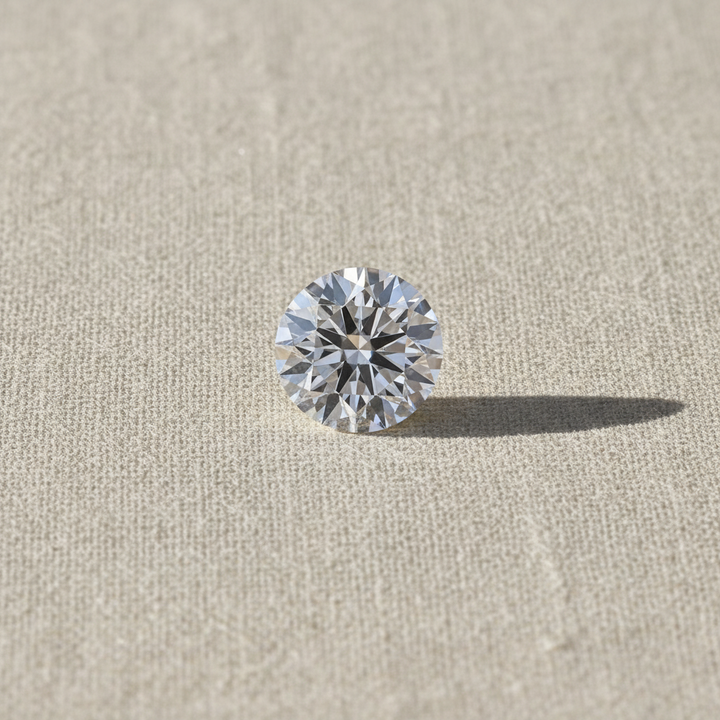 1,01 karaat ronde laboratorium-gegroeide diamant, IF/D