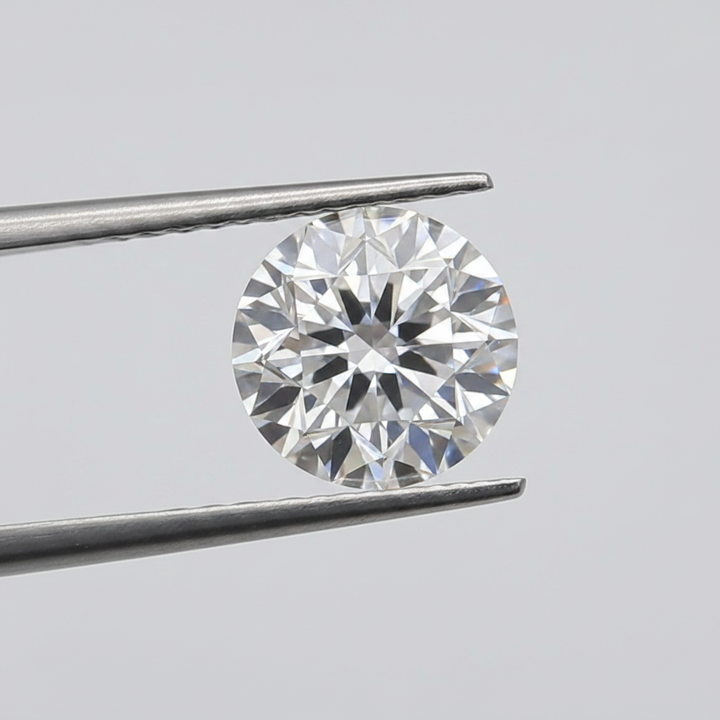 1,01 karaat ronde lab-gegroeide diamant, VS1/D